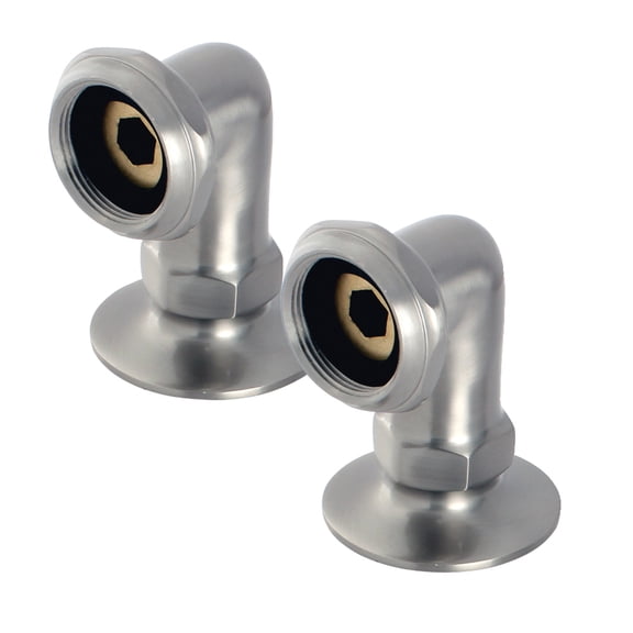 Aqua Vintage AE2RS8 Vintage 2-inch Tub Faucet Riser, Brushed Nickel