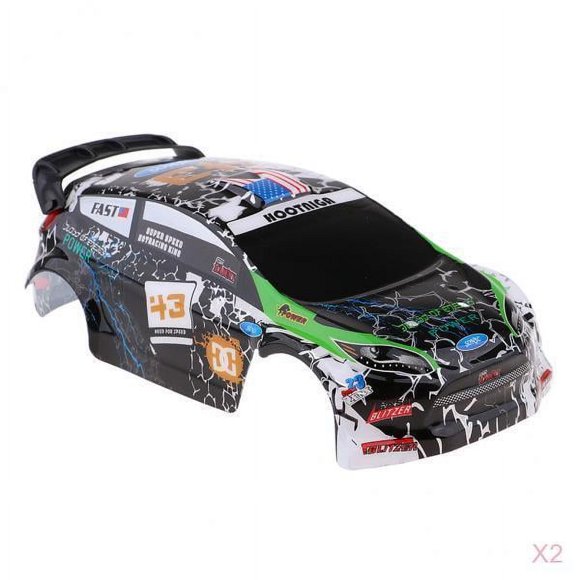 Esquirla 2xK989-55 Pre-Painted Body Shell DIY Bodywork For WLtoys K989 1:28 Rally Car