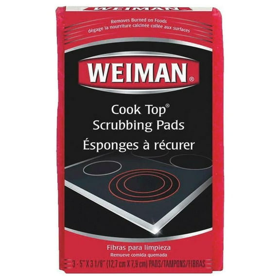 Weiman 3Ct Cook Top Scrub Pads