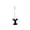 White, variant on Halloween Ghost Face Taper Candles for Dinner Tables and Centerpieces Long-Burning Wax Candle for Home Decor and Parties Black