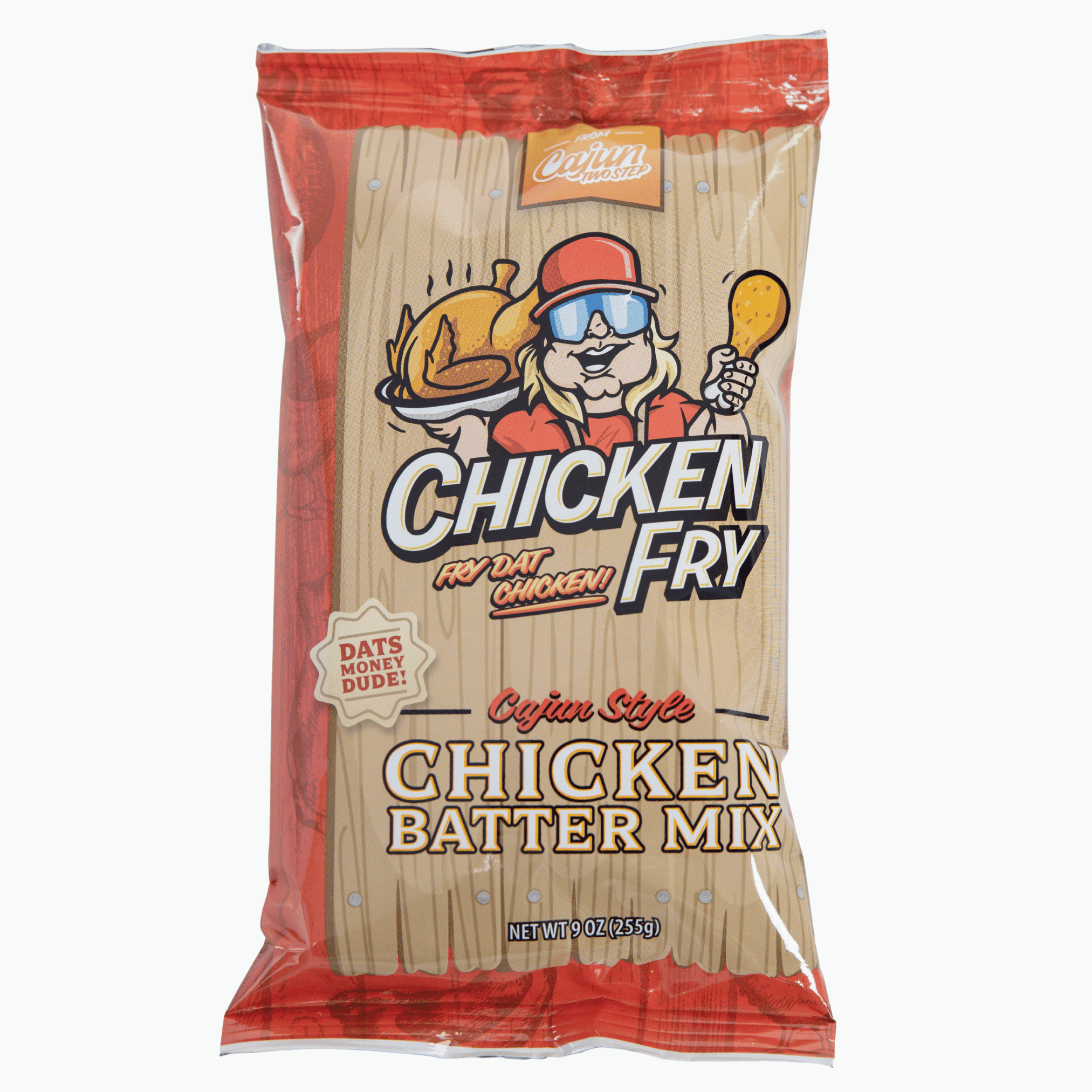 (3 pack) Cajun Two Step Chicken Fry Batter Mix, Shelf-Stable Louisiana Seasoning Mix, 9 oz