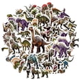 thumbnail image 2 of 35pcs Realistic Dinosaur Stickers Kids Stickers  Graffiti Decals for Phone Laptop Suitcase, 2 of 9