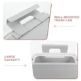 thumbnail image 3 of AURARMLET Kitchen Hanging Trash Can Rubber Waste Disposal 1Set, 3 of 8