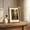 Teak Color, variant on Unique Bargains Rounded Edge Minimalist Plastic Photo Frame Walnut Wood Color 4" x 6"
