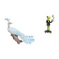 thumbnail image 1 of Escultura De Pavo Real, Figura Decorativa Para Jardín, Artesanía, Estatua, Adorno Para El Hogar, Patio, Camarero, Rana, Animal, Mesa Creativa, Chimenea, Entrada, Estante, Regalo De Cumpleaños, 1 of 8