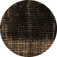 thumbnail image 1 of Ahgly Company Indoor Round Abstract Brown Modern Area Rugs, 8' Round, 1 of 4