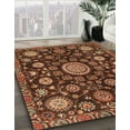 thumbnail image 2 of Ahgly Company Indoor Round Abstract Red Oriental Area Rugs, 4' Round, 2 of 6