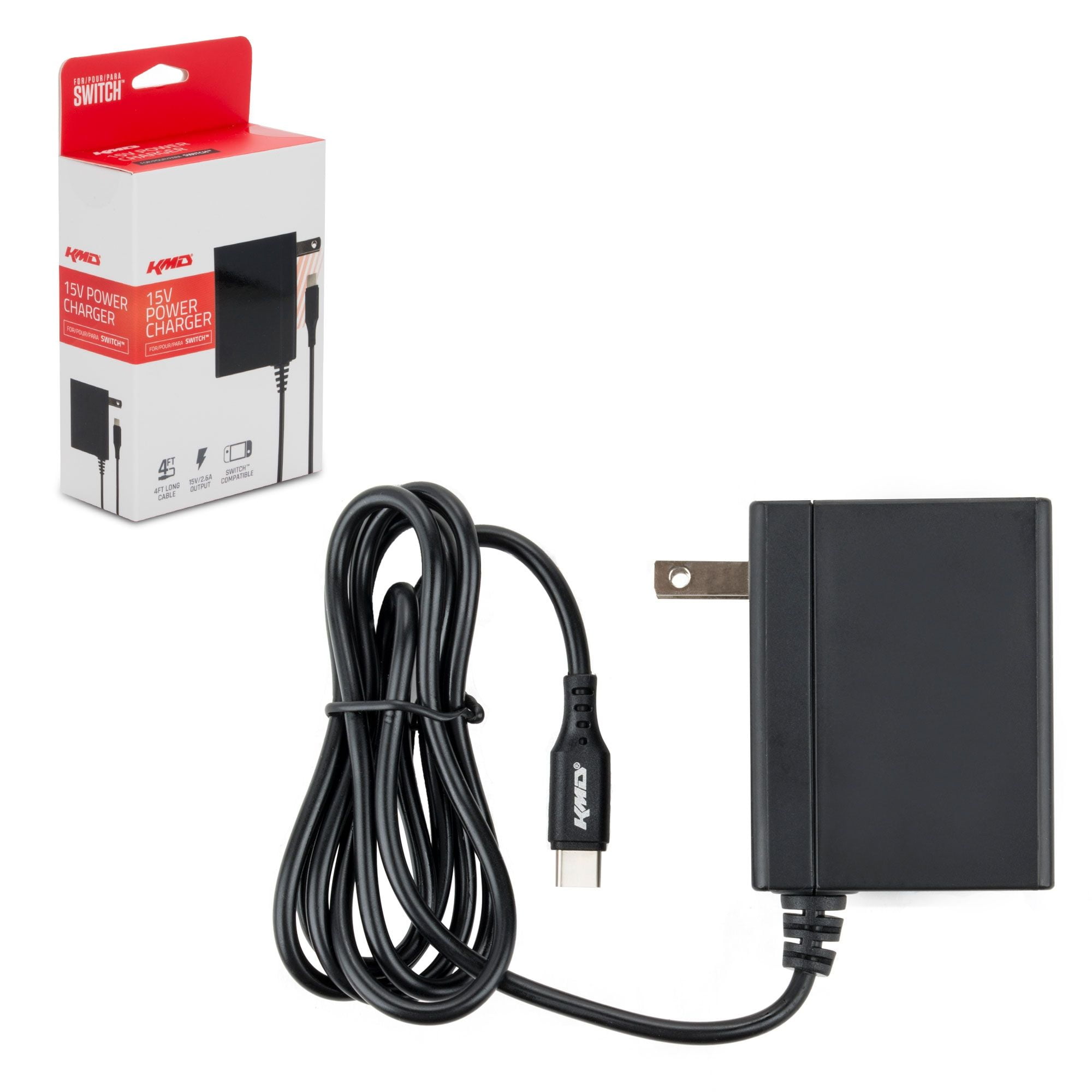 Chargeur de Puissance KMD 15V/2.6A pour Nintendo Switch