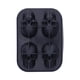 thumbnail image 4 of Molde para hacer hielo BuyWeek de silicona con forma de calavera 4 rejillas, 4 of 12