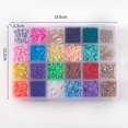 thumbnail image 3 of Diy Flat Beads For Bracelet 24 Kinds Of Flat Bead Set Bracelet Making Kit 18 Colors, 3 of 3