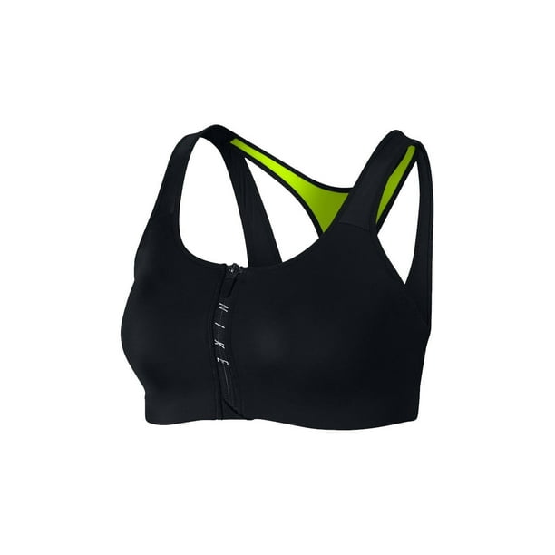 Download Nike - Nike Womens Medium Support Front Zip Sports Bra ...