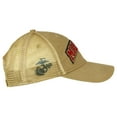 thumbnail image 4 of 7.62 Design USMC Arched Vintage Trucker Hat Stone, 4 of 5
