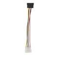 thumbnail image 4 of 4X Power Female to Molex Male Adapter Converter Cable, 6-Inch, 4 of 7