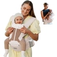 thumbnail image 1 of Portabebé MOMTORY 6 en 1 con asiento de cadera ajustable para 3-23 kg, 1 of 7