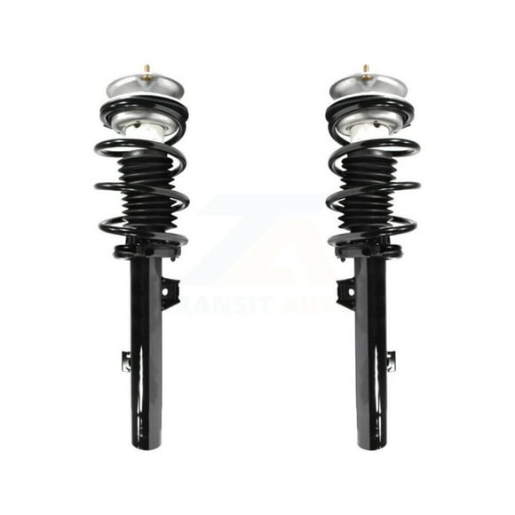 Transit Auto Front Complete Suspension Shocks Strut and Coil Spring Mount Assemblies Kit for Car BMW 323i 328i 335i 128i 135i 325i 330i 335is 335d 135is Left Right Side (Driver Passenger) K78A-100117