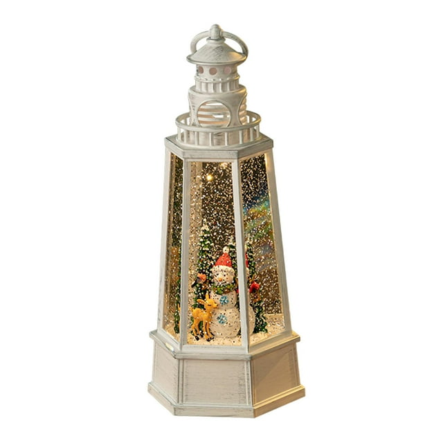 BELOVING Christmas Music s Table Centerpiece for Indoor Desktop Birthday Gift White