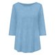 thumbnail image 4 of Plus Tamaño Suelto Ajuste Camisetas para las Mujeres Impresas 3/4 Manga Cuello Redondo Blusa Casual Verano, Más Tamaño de la Túnica de Manga Larga para las Mujeres, 4 of 6