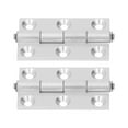 thumbnail image 4 of Flat Hingle, Inhibit Dust Resin Bushing Axes Square Hinge 2Pcs  For Home, 4 of 8