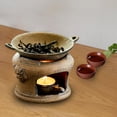 thumbnail image 3 of kurtrusly Ceramic Incense Aroma Burner Essential Wax Oil Diffuser Lion set, 3 of 9
