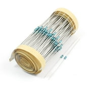Unique Bargains 300PCS 1/8Watt 4.7K Ohm 1% Tolerance Axial Metal Film Resistors