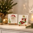 thumbnail image 6 of Christmas Sea Glass Mosaic DIY Art Kit, Handmade Christmas Decoration Craft Set, DIY Glass Artwork Making Kit with Tools and Stand, Creative Holiday Gift for Women Family Craft Lovers, 6 of 8