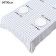 thumbnail image 2 of Mantel de PVC impermeable, a prueba de aceite y a prueba de salpicaduras para mesa de comedor, 2 of 5