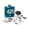 thumbnail image 2 of Shure SE425 Sound Isolating - Earphones with mic - in-ear - Bluetooth - wireless, wired - 3.5 mm jack - noise isolating - silver, 2 of 2