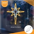 thumbnail image 3 of Luces colgantes con forma de estrella de Navidad Wettal 28 Bethlehem Star LED, 3 of 7
