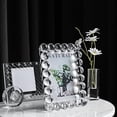 thumbnail image 5 of 5x7Inch Crystal Picture Photo Frame, Luxury Diamond Crystal Craft, Crystal Standing Photo Frame (Clear, 7.5" x 9.5"), 5 of 6