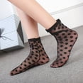 thumbnail image 2 of Tiqkatyck Ankle Socks Clearance, Spring and Summer Adult Socks Breathable Fashion Trend Flower Print Socks Simple Skin Color Print Women's Socks Crew Socks for Women No Show Socks Womens A One Size, 2 of 3