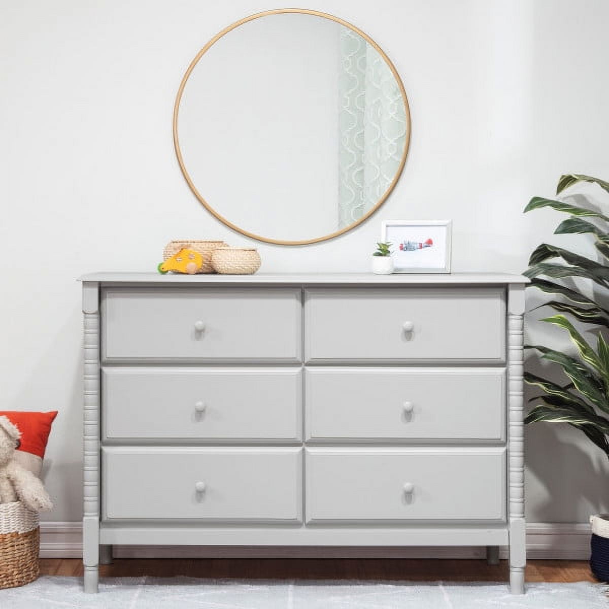 slim fit dress slacks DaVinci Charlie 3-Drawer Dresser in Grey