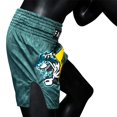 thumbnail image 5 of Fairtex Slim Cut Muay Thai Boxing Shorts (Jungle Hunter, X-Large), 5 of 5