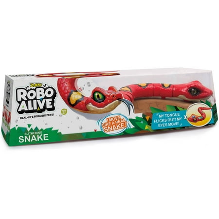 Robo Alive Slithering Snake Battery-Powered Robotic Toy by (Top Ten Best Pet Snakes)