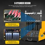 AUTOOL CT400 Fuel Injector Cleaner and Tester Automobile GDI EFI FSI Ultrasonic Wave Fuel Injector Cleaning Machine 6 Cylinders Petrol Injection Tester for Cars Motorcycles
