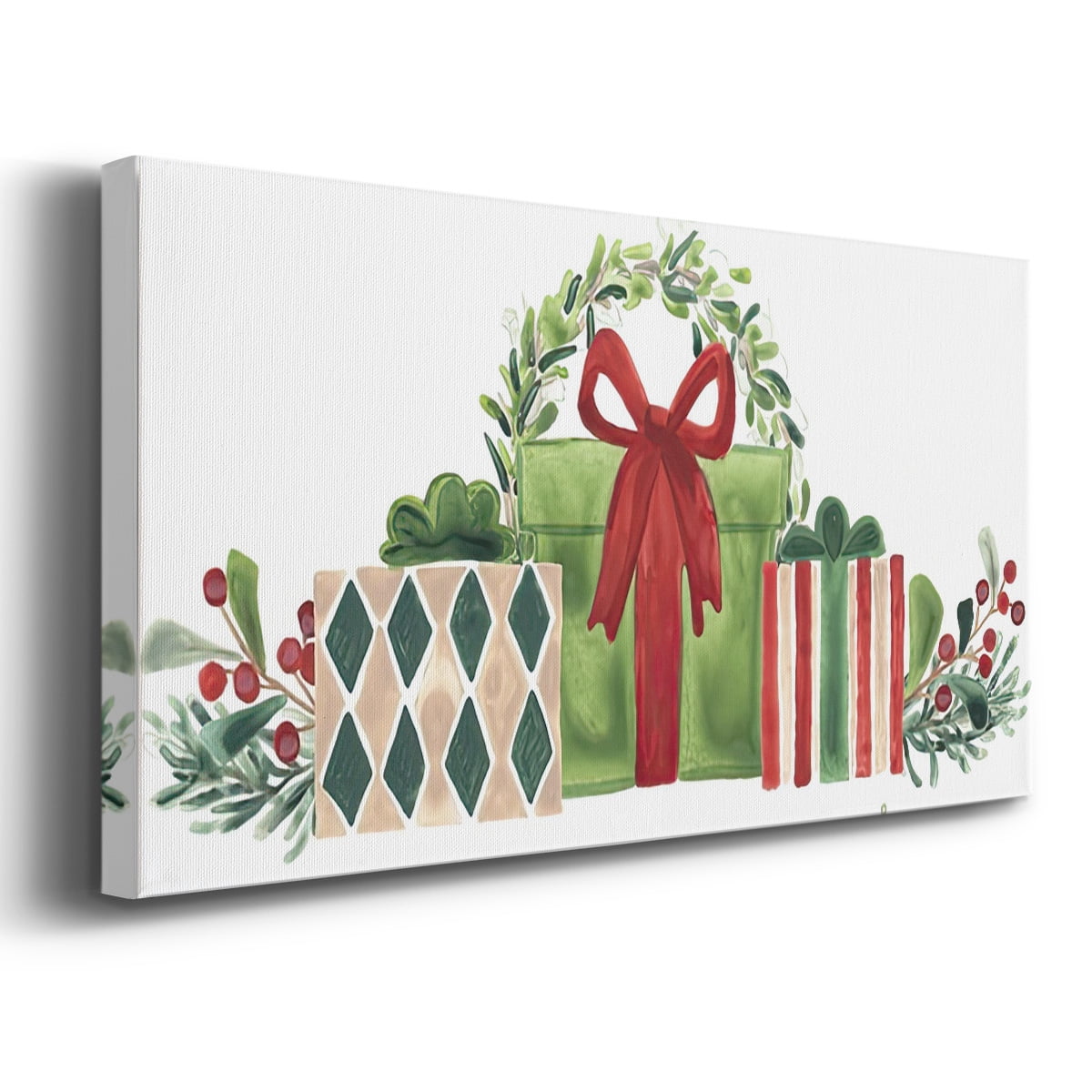Woodland Holiday Collection D- Gallery Wrapped Canvas