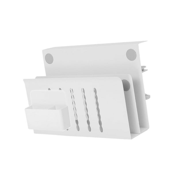 Organizador de almacenamiento del escritorio Aleación de aluminio de la computadora portátil Montaje para libros Documentos con agujeros de ventilació