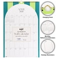 thumbnail image 2 of See It Bigger Wall Calendar, Medium (12.5" x 19.2"), Green, 15-Month: Apr 2026 - Jun 2027, 2 of 5