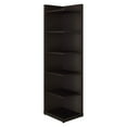 thumbnail image 2 of Coaster 6-Shelf Transitional Wood Corner Bookcase in Cappuccino, 2 of 7