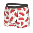 thumbnail image 2 of Wukai Watermelon Print Men’s Underwear Breathable Boxer Briefs,&nbsp;Moisture Wicking & Breathable-X-Large, 2 of 7