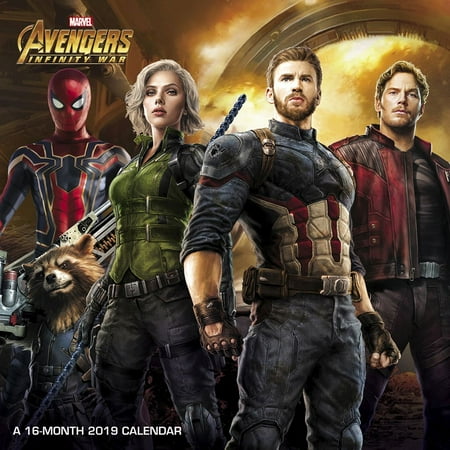 2019 Avengers Infinity War 2019 Mini Wall Calendar, Action