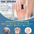 thumbnail image 3 of 2Pack Toe Splint for Broken ,Toe Toe Straightener Toe Brace, Women Men Hammer Toe to Align and Support Toe Wraps, 3 of 8