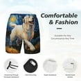 thumbnail image 3 of Fuzoiu Vintage Starry Sky Labrador Print Men's Swim Shorts,Quick-Dry Double-Layer Swim Trunks,Board Trunks,Beach Shorts Swimwear Bathing Suits-Large, 3 of 6