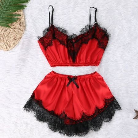 

〖TOTO〗Intimates For Women Ladies Fashion Lace Underwear Smooth And Comfortable Skin-Friendly Pajamas