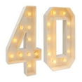 thumbnail image 3 of 40 Light Up Numbers 40th Birthday Party Decoration Light Up Numbers for Birthday Parties, Anniversaries, and Other Celebration Activities., 3 of 21