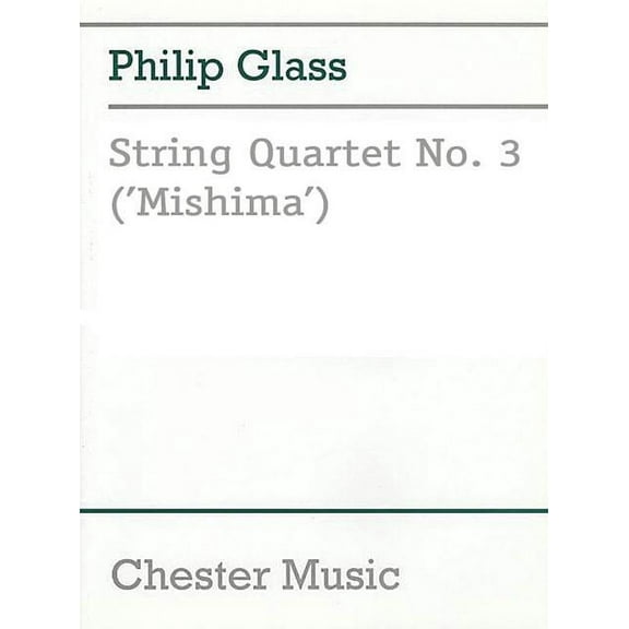 String Quartet No. 3 ('Mishima') (Other)