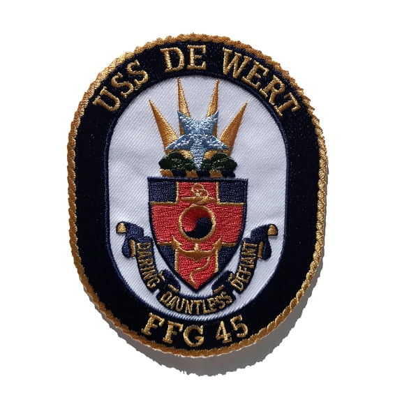 USS DE WERT FFG-45 Patch – Sew On