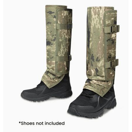 ANTI SNAKE BITE PROTECTIVE LEG GAITERS Ergonomic Wrap Around Leg Guards With Heavy Duty Adjustable Buckles For Customized Fit