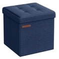 thumbnail image 1 of Otomana de almacenamiento SONGMICS plegable 30 x 30 x 30 cm, 1,6 kg, 1 of 6