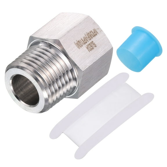 Uxcell 304 Stainless Steel Pipe Fitting Adapter, 3/8" NPT Female to 1/2" NPT Male Reducer