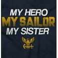thumbnail image 2 of US Navy Logo My Sister Hero Sailor Toddler Boy Girl T Shirt Infant Toddler Brisco Brands 12M, 2 of 6
